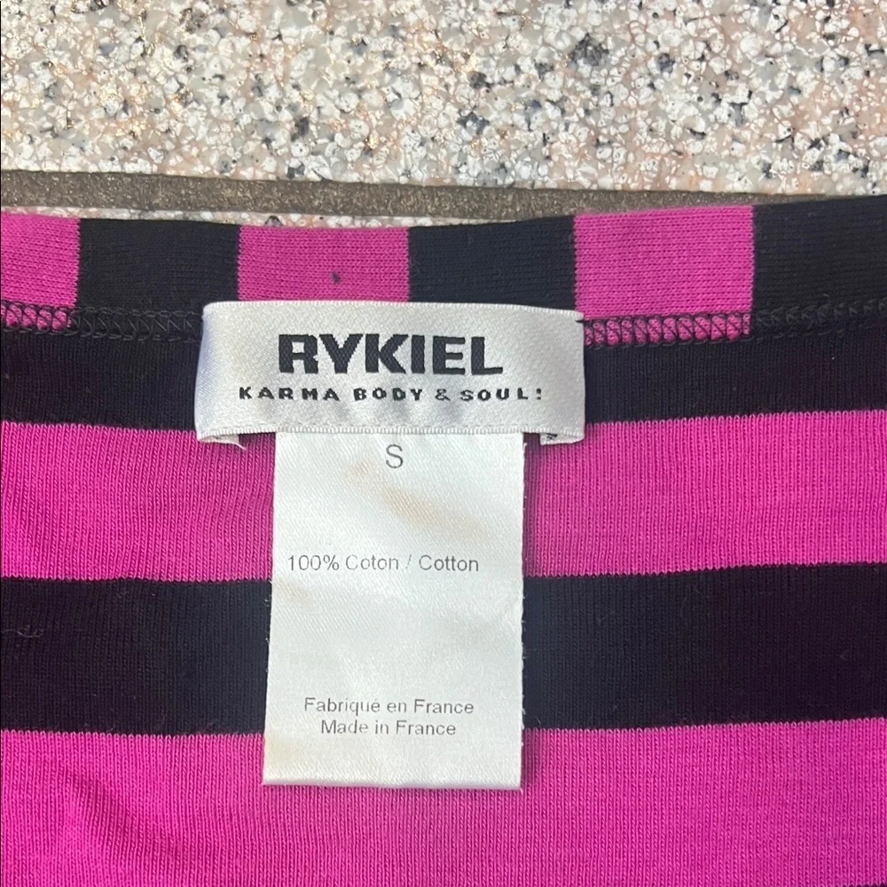 Sonia Rykiel Pink and Orange Striped Dress - Picture 2 of 6
